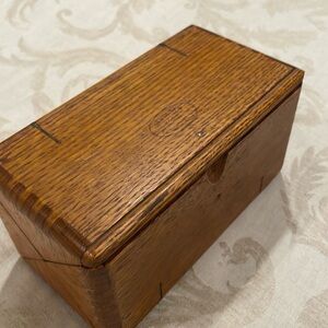 Vintage 1889 Sewing Puzzle Box with attachments